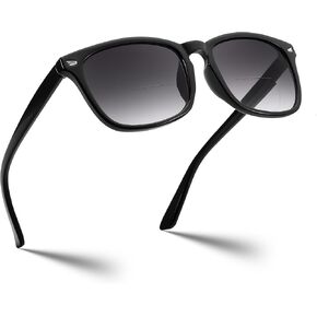 FEISEDY Classic Bifocal Reader Sunglasses for Women Men Square Blue Light Reading Glasses B0231 in Saudi Arabia