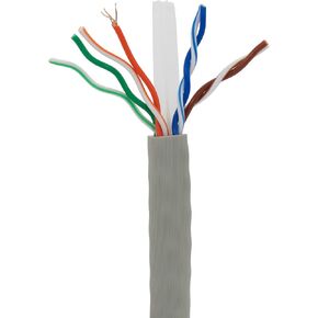 Cat6a Ethernet Cable Spool - High-Speed 500MHz for Networking, 10 Gigabit Stranded, UTP, 1000 Feet, Black in Kuwait