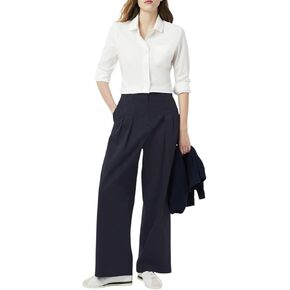 Lacoste Women's Wide Leg Stretch Pants in Saudi Arabia