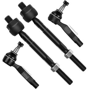 SCITOO 4pcs Front Suspension Kit Inner Tie Rod End Outer Tie Rod End Fit 2003-2007 For Infiniti G35 2003-2009 For Nissan 350Z in Saudi Arabia
