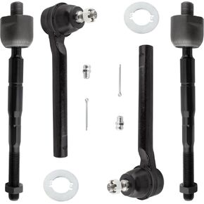 BOXI 4pcs Front Outer Inner Tie Rod Ends Fit for Honda Odyssey 2005 2006 2007 2008 2009 (Excluding Touring Models) / for Honda Odyssey 2010 | ES800224 EV800226 in Kuwait