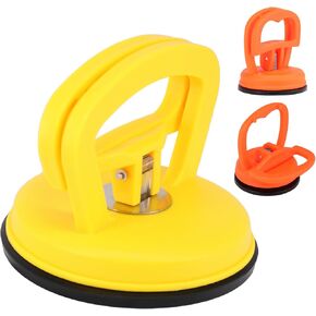 Dent Puller,3 Pack Car Dent Puller Removal Kit,Suction Cup Dent Remover Tool,Repair Kit Handle Lifter for Auto Body,Screen,Glass,Tiles Lifting,Objects Moving (Yellow+Orange) in Kuwait