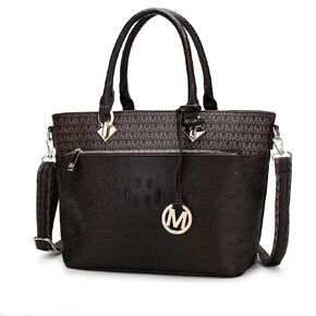 MKF Crossbody Shoulder Bag for Women – PU Leather Top Handle Pocketbook – Roomy Tote Satchel Handbag Purse M Charm in Kuwait