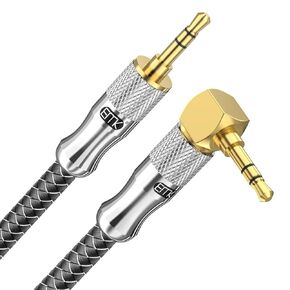 EMK 1/4 inch Extension Cable, 6.35mm 1/4" inch Male to Female Stereo Headphone Guitar Extension Cord, Gold Plated Quarter inch Headphone Extension Cable (10Ft/3M) in Kuwait