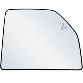 Passenger Side Mirror Glass Assembly With Plastic Backing Plate Heated Compatible with 2015-2020 Ford F150, 2017-2022 F250, 2017-2019 F350 (Blind Spot Detection System) BSD in Saudi Arabia