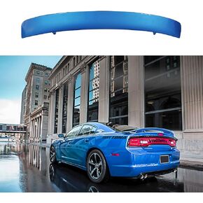 Rear Trunk Spoiler Compatible with 2011-2022 Charger All Model, OE Style Spoiler Wing B5 Blue (Color Code: PQD) in Saudi Arabia