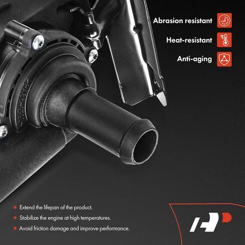 A -Premium Engine Pump Auxiliary Water Pump W/Bracket & Bolts - DoHC 6Cyl 4.0L - متوافق مع Nissan Pathfinder 05-12 ، 2005 2006 2007 2008 2008 2010 2012-2pins - استبداله لـ# 92516bb in Saudi Arabia