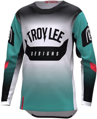 Troy Lee Designs GP Brazen Camo Jersey - Motocross Dirt Bike ATV Enduro Dual Sport Racing Off Road Long Sleeve Riding Gear - Adult Mens (Gray, LG) in Saudi Arabia