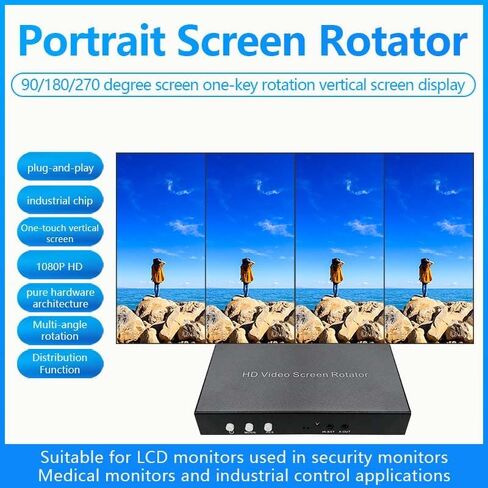 4K ICUIXIAN Video Wall Controller 2x2 4k Multi-View Seamless Matrix Switcher 4x4 Support HDMI 2.0、RS232 Software、 3.5MM Audio 、1x4 4x1 Video Wall 90-180-270° of Rotation(4x4 Matrix+2x2 Video Wall) in Kuwait