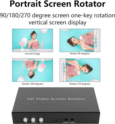 4K ICUIXIAN Video Wall Controller 2x2 4k Multi-View Seamless Matrix Switcher 4x4 Support HDMI 2.0、RS232 Software、 3.5MM Audio 、1x4 4x1 Video Wall 90-180-270° of Rotation(4x4 Matrix+2x2 Video Wall) in Kuwait