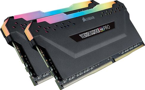 ذاكرة سطح المكتب Corsair Vengeance RGB PRO 128 جيجابايت (4 × 32 جيجابايت) DDR4 3000 (PC4-24000) C16 - أسود (CMW128GX4M4D3000C16) in Saudi Arabia