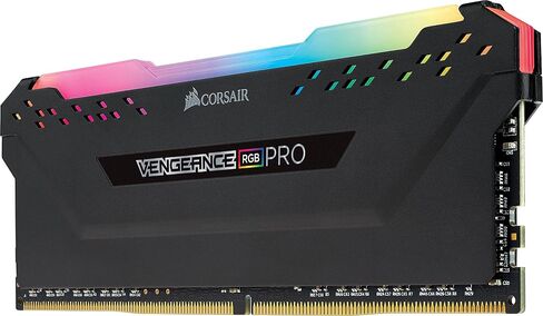 ذاكرة سطح المكتب Corsair Vengeance RGB PRO 128 جيجابايت (4 × 32 جيجابايت) DDR4 3000 (PC4-24000) C16 - أسود (CMW128GX4M4D3000C16) in Saudi Arabia