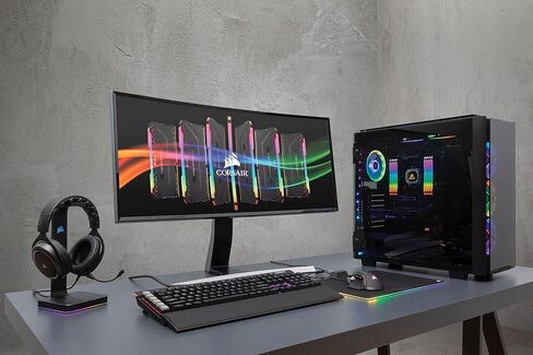 ذاكرة سطح المكتب Corsair Vengeance RGB PRO 128 جيجابايت (4 × 32 جيجابايت) DDR4 3000 (PC4-24000) C16 - أسود (CMW128GX4M4D3000C16) in Saudi Arabia