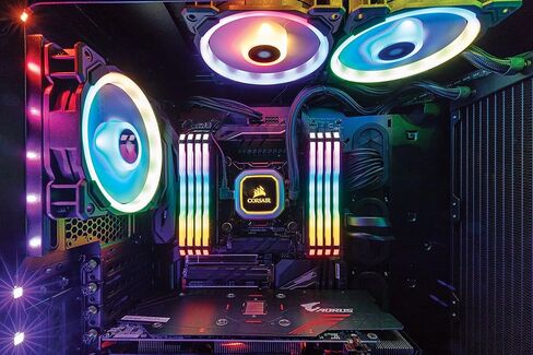 ذاكرة سطح المكتب Corsair Vengeance RGB PRO 128 جيجابايت (4 × 32 جيجابايت) DDR4 3000 (PC4-24000) C16 - أسود (CMW128GX4M4D3000C16) in Saudi Arabia