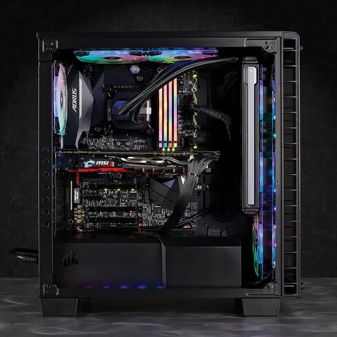 ذاكرة سطح المكتب Corsair Vengeance RGB PRO 128 جيجابايت (4 × 32 جيجابايت) DDR4 3000 (PC4-24000) C16 - أسود (CMW128GX4M4D3000C16) in Saudi Arabia