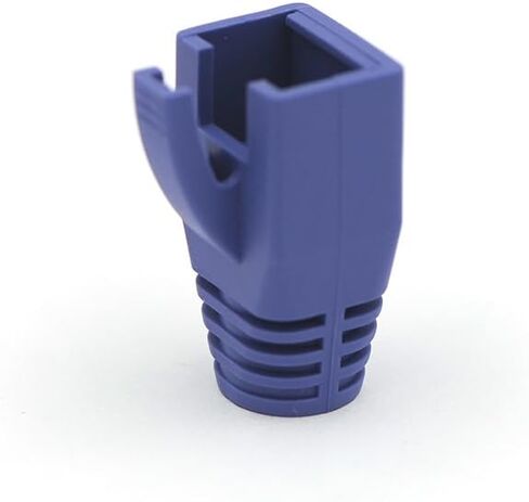 VCE 30-Pack Cat6A/Cat7 Ethernet RJ45 Boots Strain Relief Boots Cable Cap Connector Plug Cover Soft Plastic -Black in Kuwait