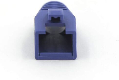 VCE 30-Pack Cat6A/Cat7 Ethernet RJ45 Boots Strain Relief Boots Cable Cap Connector Plug Cover Soft Plastic -Black in Kuwait