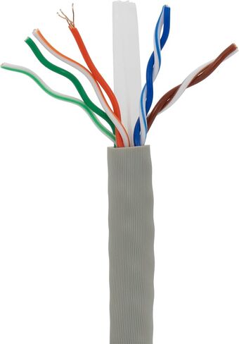 Cat6a Ethernet Cable Spool - High-Speed 500MHz for Networking, 10 Gigabit Stranded, UTP, 1000 Feet, Black in Kuwait