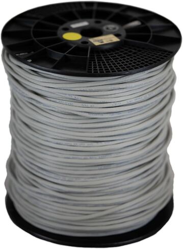 Cat6a Ethernet Cable Spool - High-Speed 500MHz for Networking, 10 Gigabit Stranded, UTP, 1000 Feet, Black in Kuwait