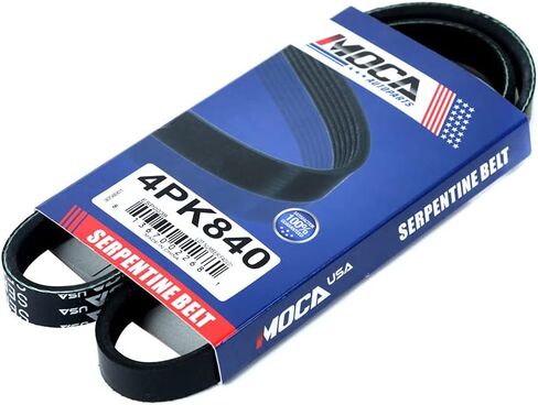 4PK840 Serpentine Belt fit 00-06 for Nissan Sentra 1.8L, 91-94 for Toyota MR2 2.2L, 90-97 for Acura Integra 1.8L, 96-97 for Geo Tracker, for Suzuki Sidekick 1.6L, 89-91 for Peugeot 405 1.9L in Kuwait