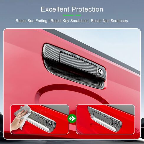 Tailgate Handle Trim Compatible with 2022-2025 Ford Maverick Lift Gate Handle Rear Trunk Door Cover Replacement for 2022 2023 2024 2025 Ford Maverick Accessories (Glossy Black) in Saudi Arabia