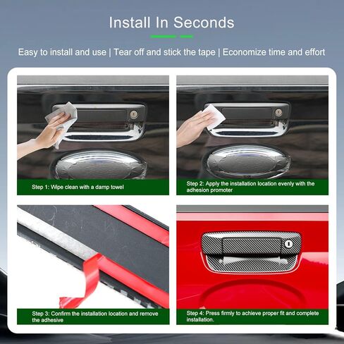 Tailgate Handle Trim Compatible with 2022-2025 Ford Maverick Lift Gate Handle Rear Trunk Door Cover Replacement for 2022 2023 2024 2025 Ford Maverick Accessories (Glossy Black) in Saudi Arabia