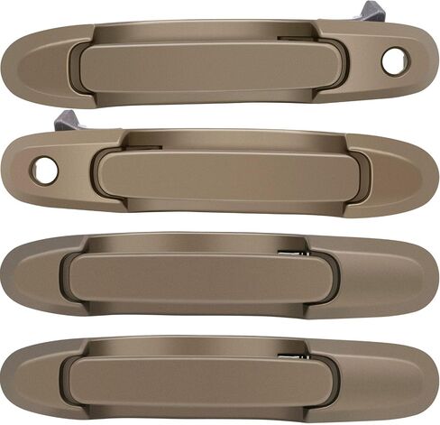 LUJUNTEC Exterior Door Handles,Front Rear Door Handles Driver Left Passenger Right Side,Replacement for 1998-2003 for Toyota for Sienna,4pcs Beige Handles Replace in Saudi Arabia