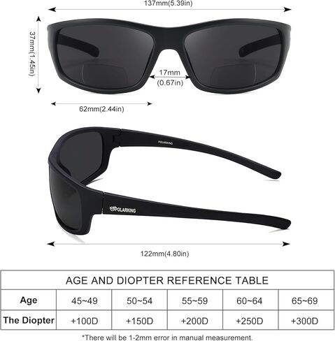 القراءة ثنائية البؤرة النظارات الشمسية للرجال والنساء ، واللف حول الرياضة قارئ صيد الأسماك الشمس نظارات UV حماية in Kuwait