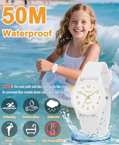 Kids Analog Watches for Girls Boys Kids Watches with Soft Band Learning Time 50M Waterproof Children Watch Easy to Read for Ages 4-12 Kids Gift in Saudi Arabia