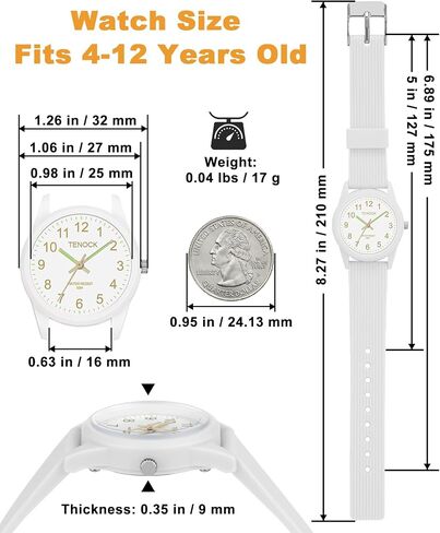 Kids Analog Watches for Girls Boys Kids Watches with Soft Band Learning Time 50M Waterproof Children Watch Easy to Read for Ages 4-12 Kids Gift in Saudi Arabia