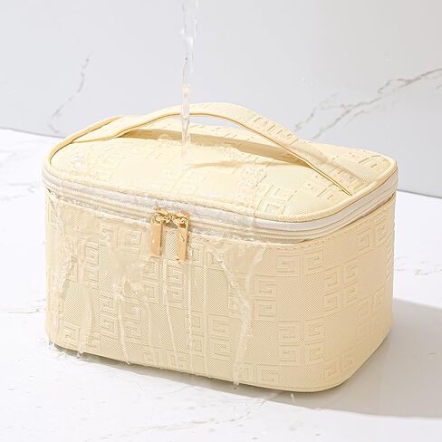 Meiyuuo Cute Makeup Bag Small Cosmetic Bags for Women Girls Gift for Teens Medium Pouch for Purse Essentials Toiletry Zip Pouch PU Waterproof Organizer Case (Cow Print) in Saudi Arabia