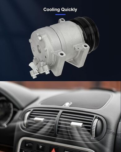 ECCPP A/C Compressor with Clutch 2009-2013 Fit for Volvo C30 1.6L 2.4L 2.5L AC Compressor in Saudi Arabia
