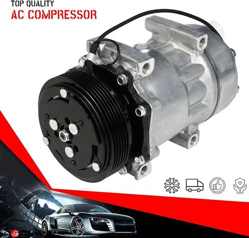 cciyu Air Conditioning Compressor 1994-1996 Fit for Jeep Cherokee Wagoneer Wrangler Strong Cooling A/C Compressor Replaces in Saudi Arabia
