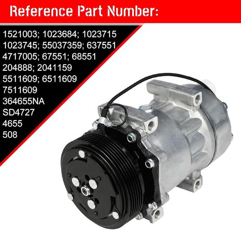 cciyu Air Conditioning Compressor 1994-1996 Fit for Jeep Cherokee Wagoneer Wrangler Strong Cooling A/C Compressor Replaces in Saudi Arabia