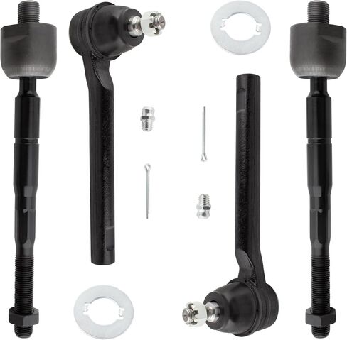 Boxi 4PCS Front Outer Tie Rod نهايات تناسب هوندا أوديسي 2005 2006 2007 2008 2009 (باستثناء نماذج الجولة) / لهوندا أوديسي 2010 | ES800224 EV800226 in Saudi Arabia