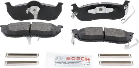 BOSCH BE1041H الأزرق من وسادة الفرامل القرص شبه المعدنية مع الأجهزة - متوافقة مع محدد Infiniti QX56 ؛ قائد جيب ، جراند شيروكي ؛ نيسان أرمادا ، تيتان ؛ مؤخرة in Saudi Arabia