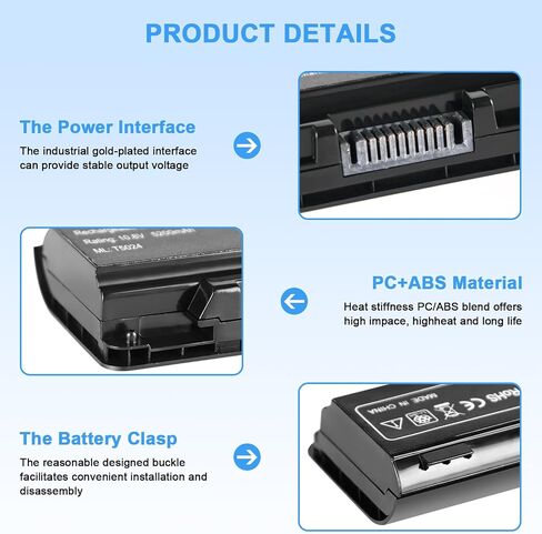 New 48Wh PA3817U-1BRS Battery Replacement for Satellite C655 C675 C675D L645 L645D L655 L655D L675 L675D L745 L755 L755D P745 P755 P775 M645 A660 A655 PA3817U Series Laptop Battery in Saudi Arabia