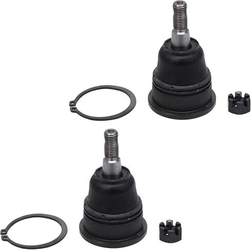 Detroit Axle - Front 6pc Suspension Kit for 2008-2010 Chrysler Town & Country Dodge Grand Caravan, 2009-2011 VW Routan, 2 Lower Ball Joints 4 Tie Rod Ends Replacement in Saudi Arabia