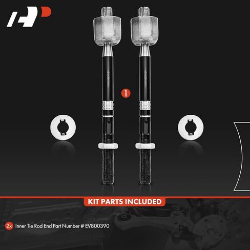 A-Premium 2 x Front Inner Tie Rod Ends, Compatible with Audi A4 (Quattro) 09-16, A4 allroad 13-16, A5 10-14, A5 Quattro 08-17, A8 Quattro 11-17, TT 08-09, TT Quattro, allroad, Q5, RS5, S4, S5, S8 in Saudi Arabia