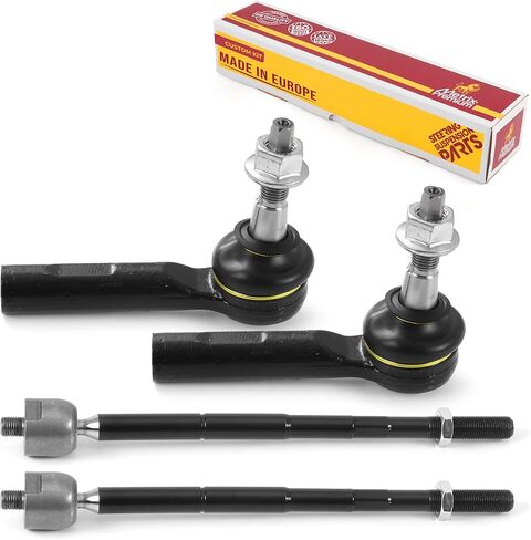 Metrix Premium Chassis Parts - 4 PC Inner & Outer Tie Rod End Kit Fits 11-18 Dodge Challenger, 15-19 Charger, 11-14 Charger RWD, 11-14 Chrysler 300 RWD Replacement, EV800963 ES800986, Made in Europe in Saudi Arabia