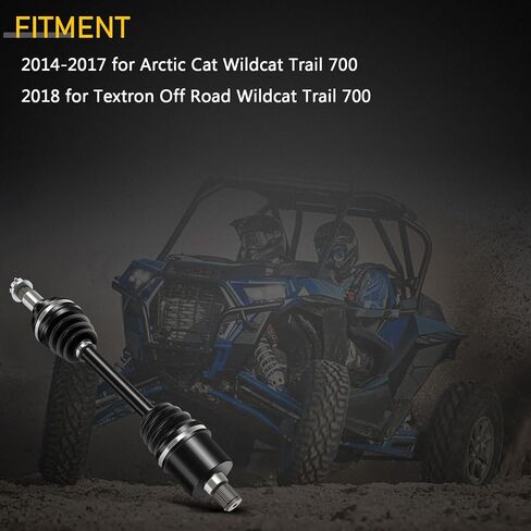 OCPTY CV AXLE SHAFT ASSEMBLY استبدال ARCTIC لـ Textron Off Road Wild Trail 700 2014-2018 الخلفية اليسرى اليمين in Saudi Arabia