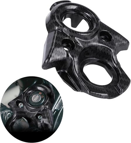JFG RACING Sur Ron Ignition Switch Cover Carbon Fiber Pattern Sur Ron Starter Switch Cover Ignition Key Lock Cylinder Cover for Sur Ron S/X Segway X160/X260 Electric Dirt Bike in Saudi Arabia