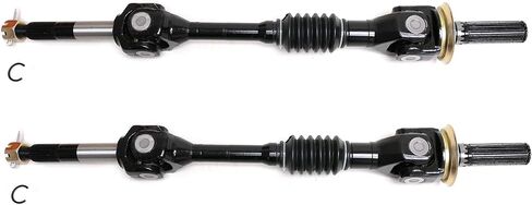 Complete Rear Axles for Kawasaki 39158-1119, 39158-1120, Mule KAF620 KAF950, Left & Right, Quality Tested, Heat-Treated, 4140 Chromoly Steel, Exact Fit, ATVPC in Saudi Arabia