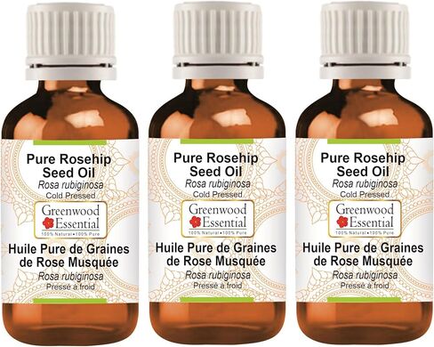 Pure Rosehip Seed Oil (Rosa rubiginosa) Cold Pressed for Personal Care 15ml (0.50 oz) in Saudi Arabia
