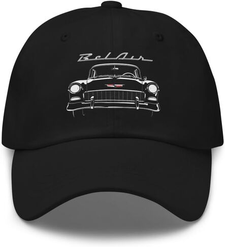 1955 Chevy Bel Air Dad Hat – Classic Tri-Five Hot Rod Cap for Vintage Car Enthusiasts in Saudi Arabia