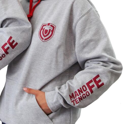 LA VINOTINTO Hoodie, Diapo Logo, Mano Tengo Fe Logo, Striped, Red in Saudi Arabia