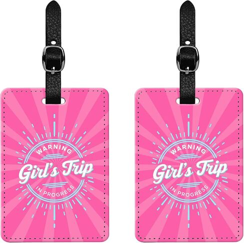 2 Pcs Musician Luggage Tags – Stylish PU Leather Bag Identifier – Durable, Fun Travel Accessories for Suitcases, Backpacks, & Bags – Perfect for Travelers, Music Lovers, & Pop Culture Fans in Saudi Arabia