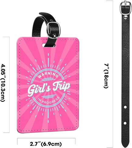 2 Pcs Musician Luggage Tags – Stylish PU Leather Bag Identifier – Durable, Fun Travel Accessories for Suitcases, Backpacks, & Bags – Perfect for Travelers, Music Lovers, & Pop Culture Fans in Saudi Arabia
