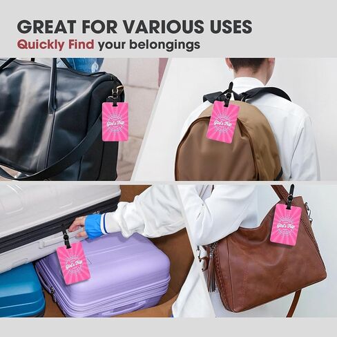 2 Pcs Musician Luggage Tags – Stylish PU Leather Bag Identifier – Durable, Fun Travel Accessories for Suitcases, Backpacks, & Bags – Perfect for Travelers, Music Lovers, & Pop Culture Fans in Saudi Arabia