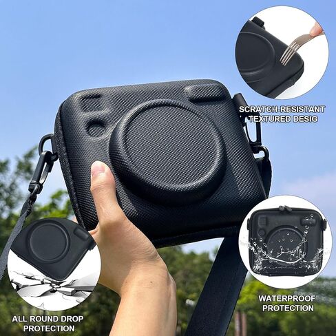أدوات الملحقات لـ Fujifilm Instax Wide Evo 2-in-1 Camera وطابعة أفلام فورية ، بما في ذلك Evo Clear Case الواسعة ، وغطاء العدسة ، ووقاية الشاشة وفيلما Len ، وألبوم واسع (بدون كاميرا) in Kuwait